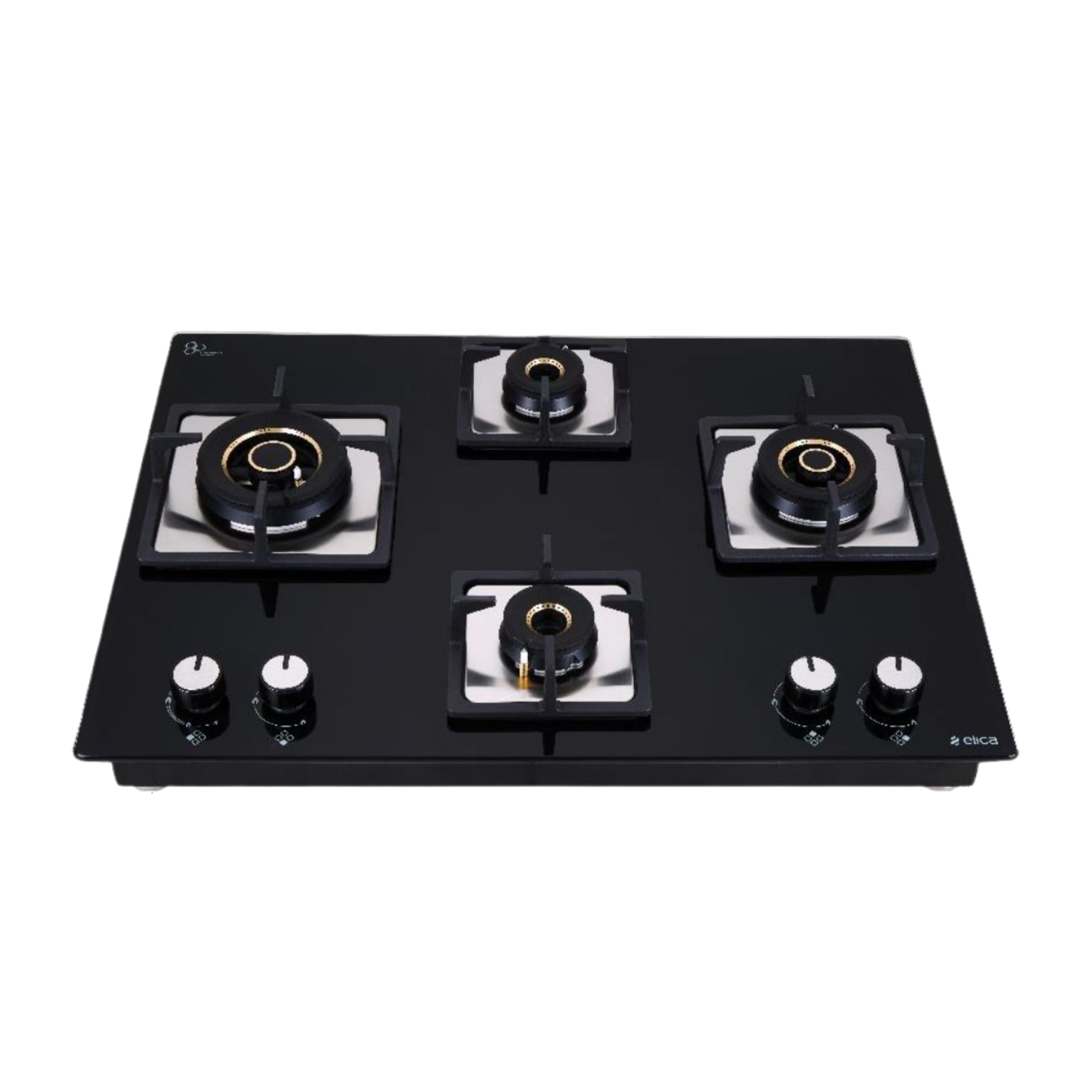 Buy Elica Flexi Mfc Ab 470 Mt Toughened Glass Top 4 Burner Automatic Electric Hob Cast Iron 3100